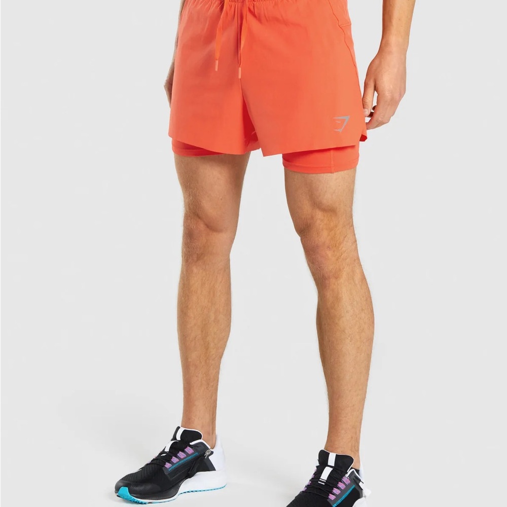 Gymshark Speed 2 In 1 Running Short Tight L - image 1